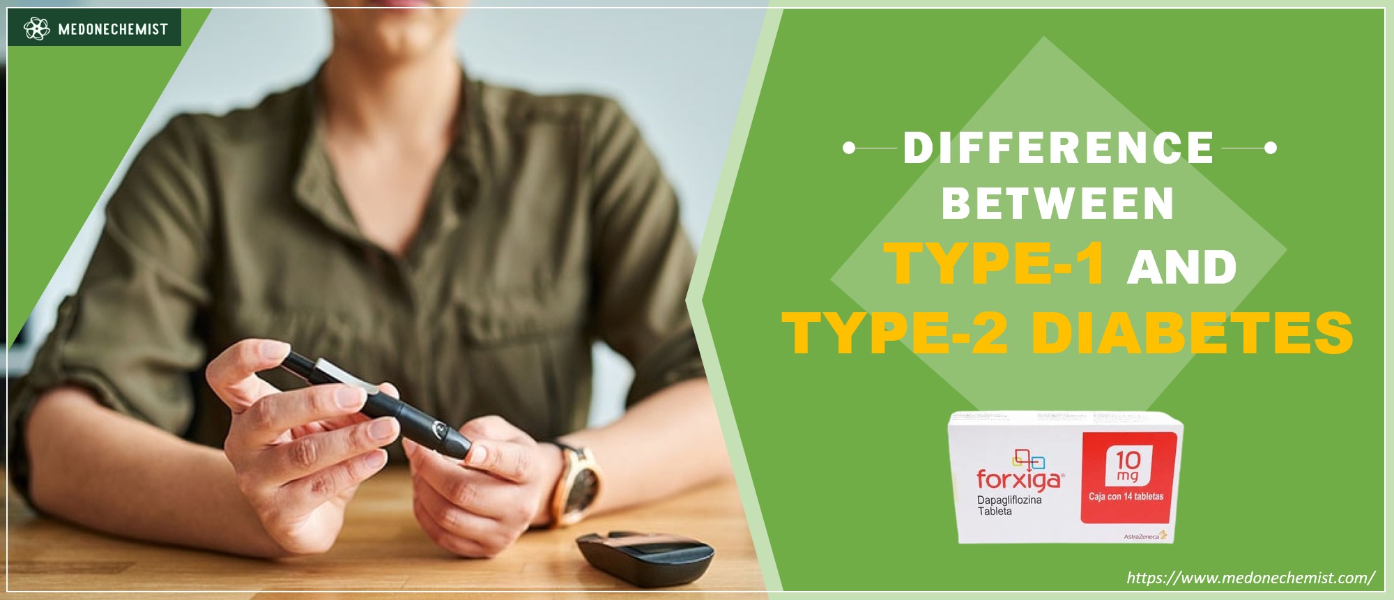 Difference between type-1 and type-2 diabetes